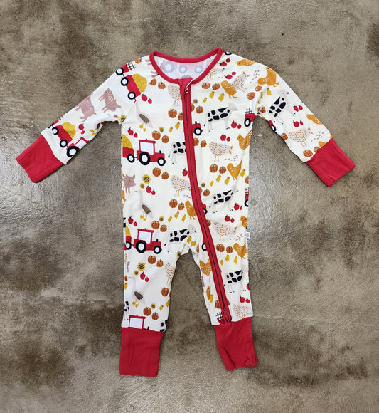 Farm Friends Bamboo Baby Pajama