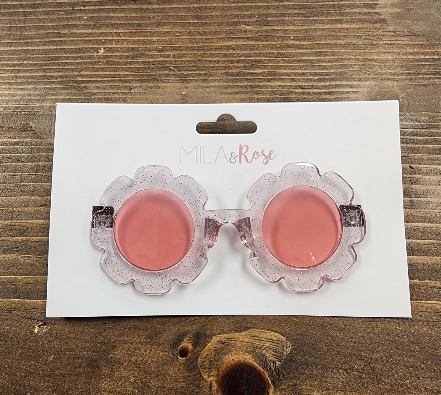 Light Pink Glitter Sunnies
