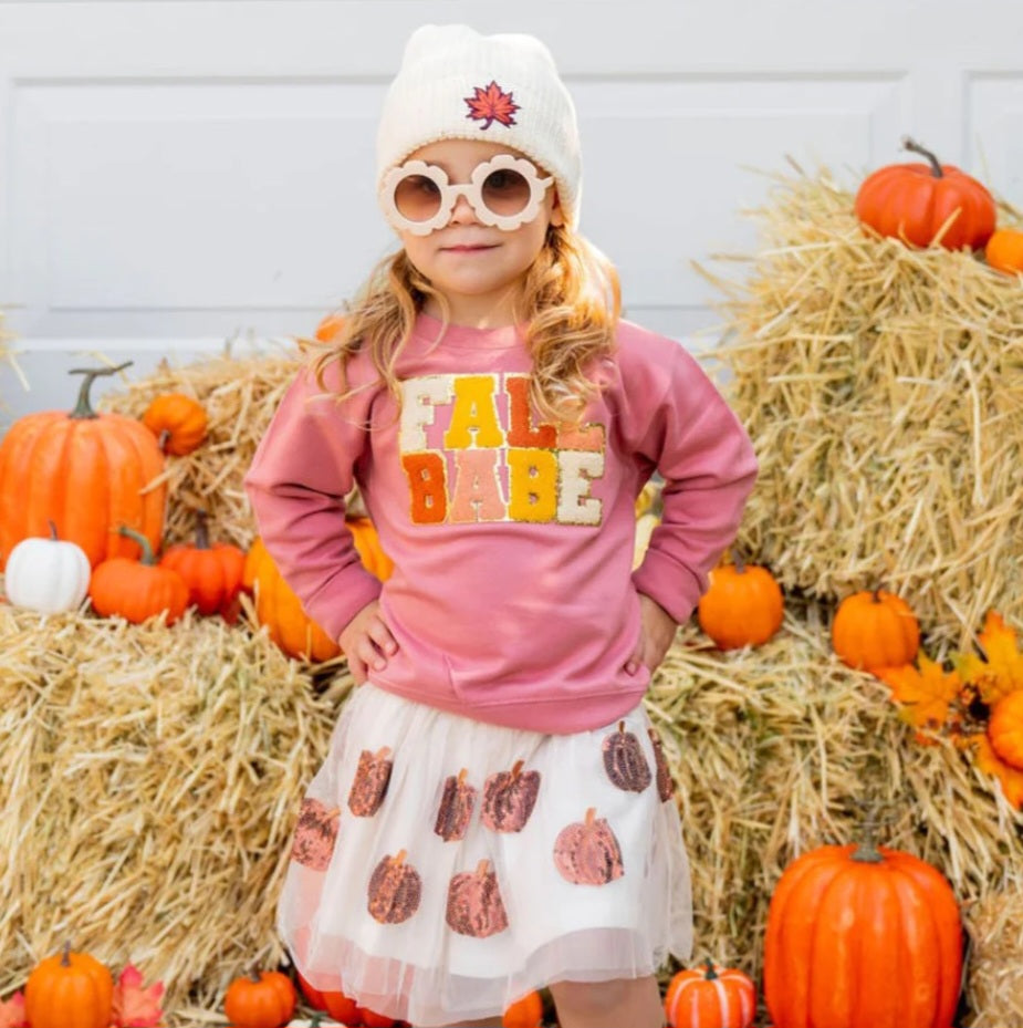 Fall Babe Patch Sweatshirt