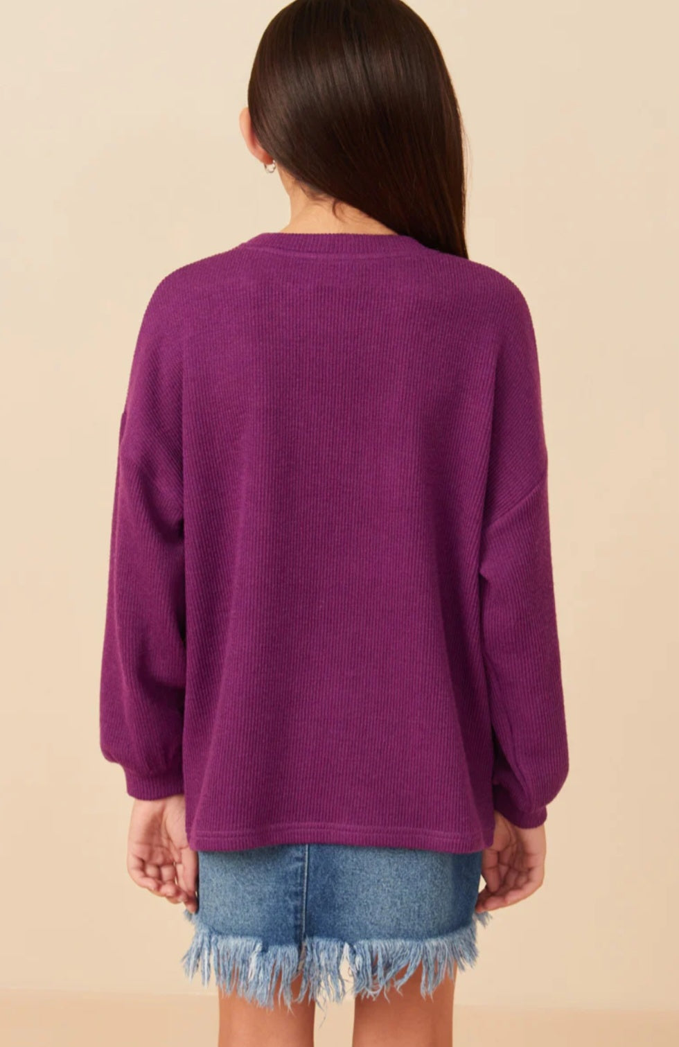 Handknit Pop Up Dream Ribbed Top