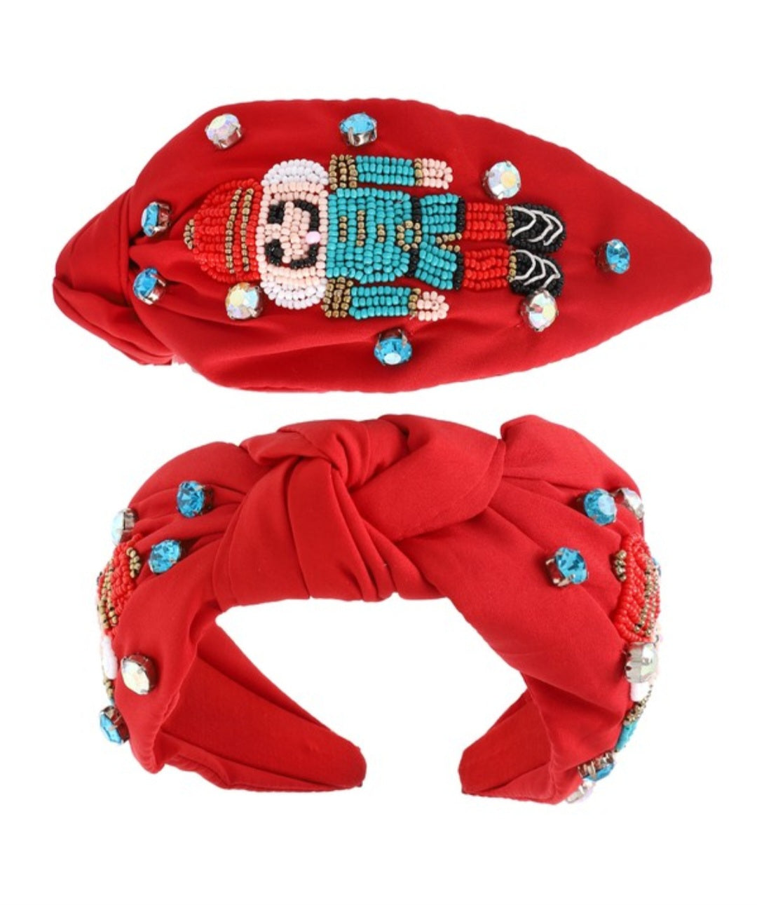 Nutcracker Jeweled Knotted Headband