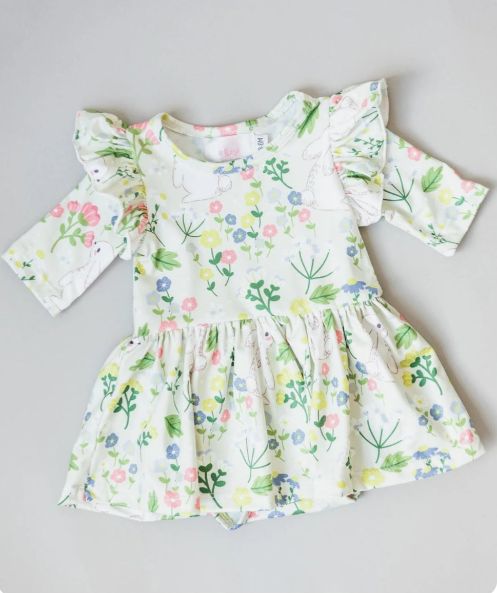 No Bunny Like You Twirl Flutter Bodysuit