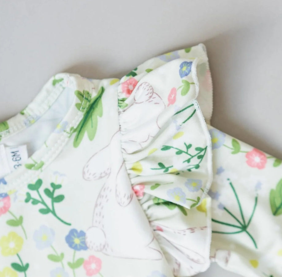 No Bunny Like You Twirl Flutter Bodysuit