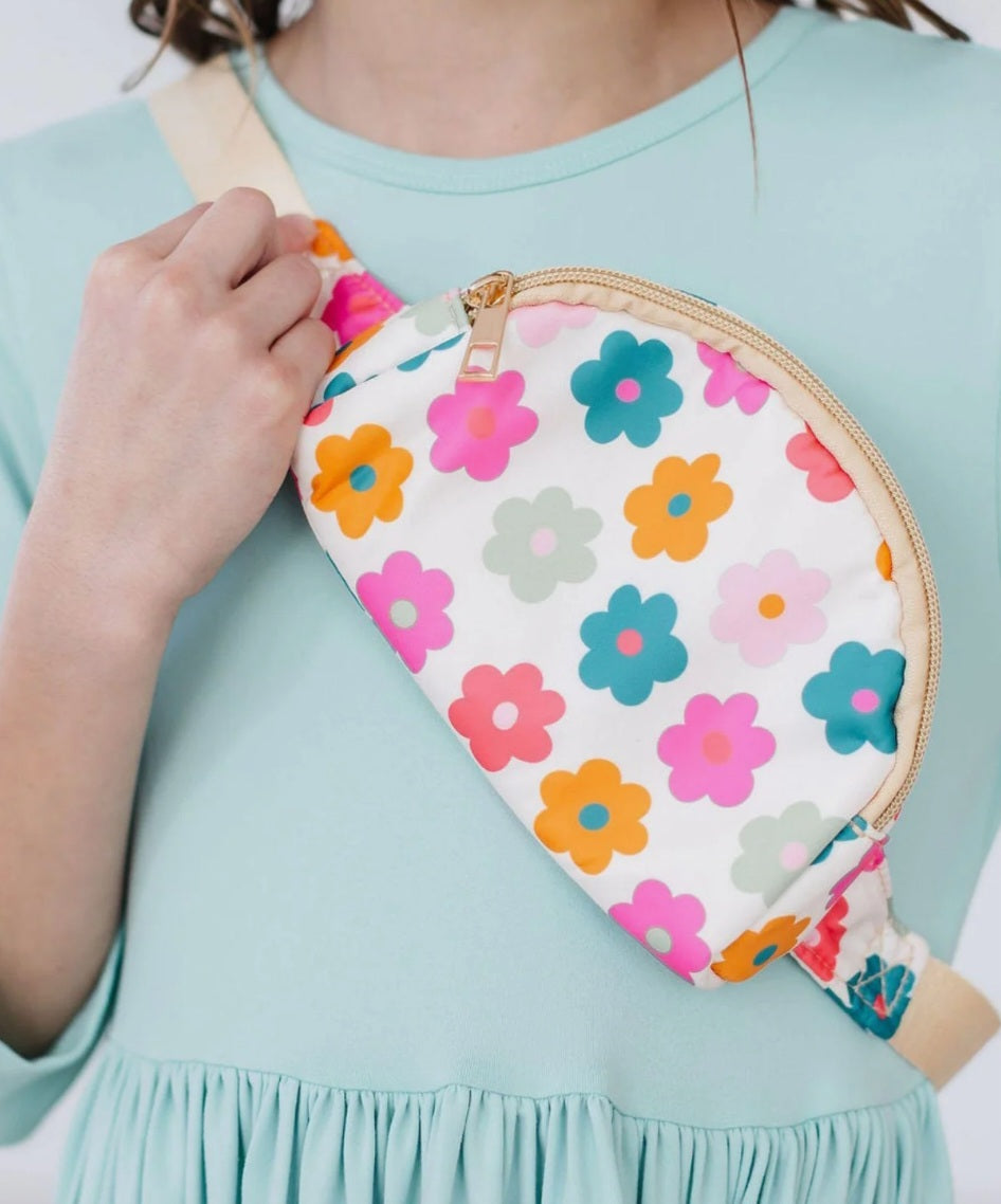 Retro Floral Belt Bag