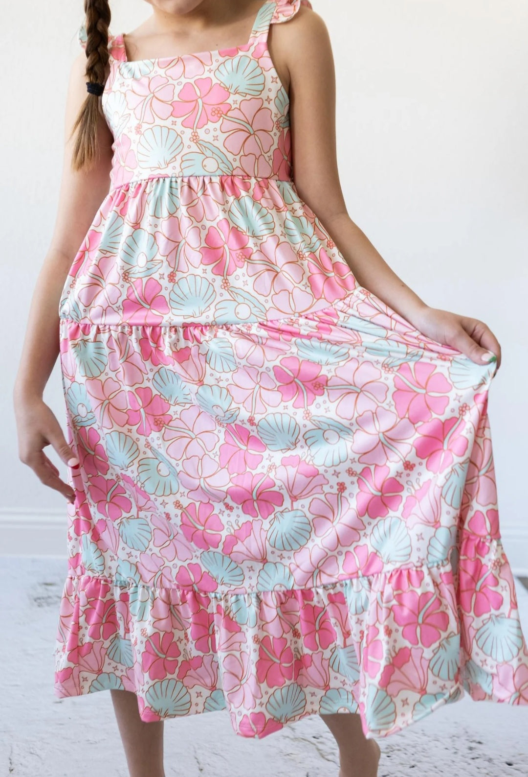 Beach Daze Ruffle Maxi Dress