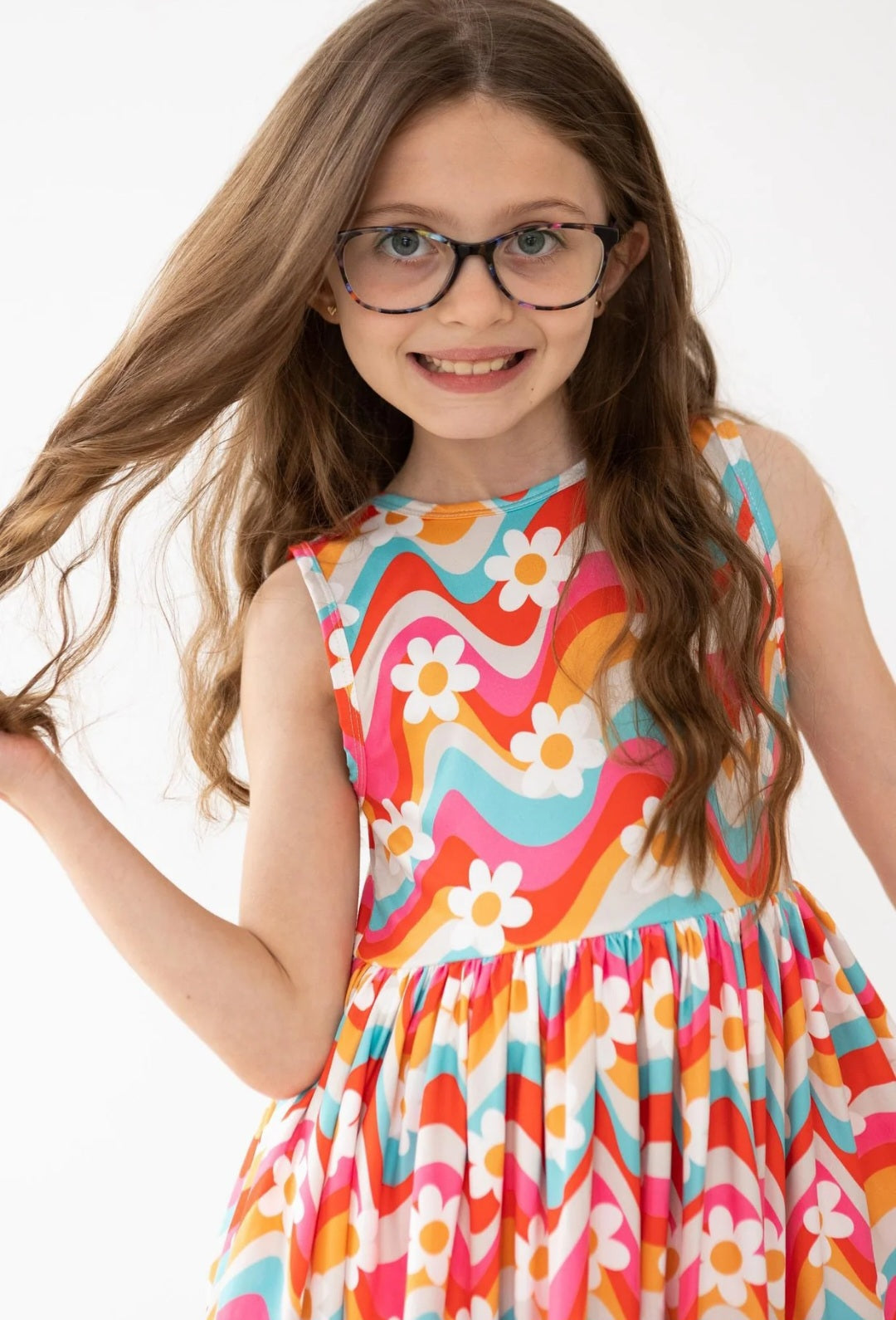 Catch A Wave Tank Twirl Dress