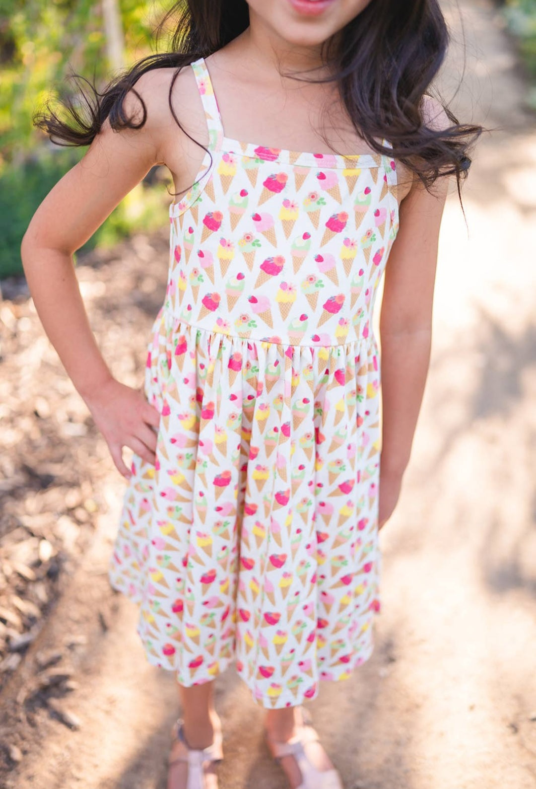 Camila Dress in Ice Cream Scoop