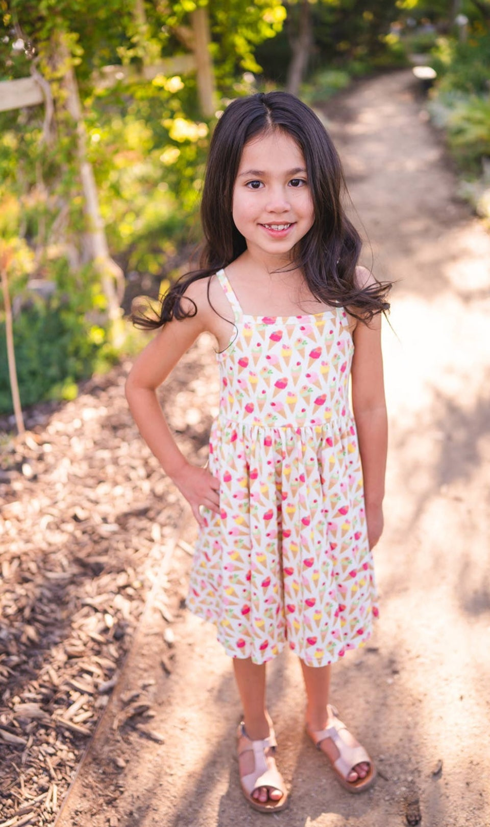Camila Dress in Ice Cream Scoop