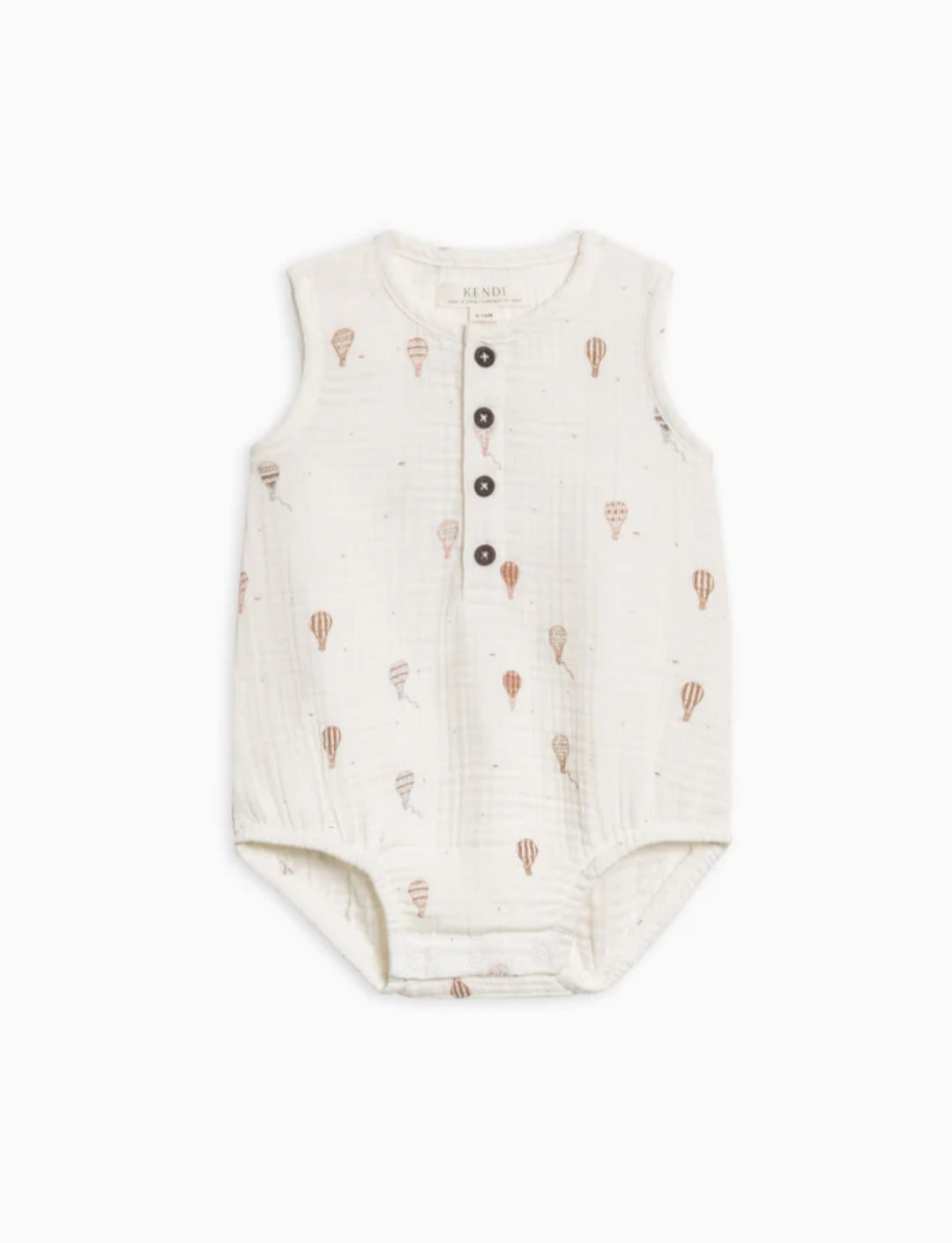 Hot Air Balloon Muslin Bubble Romper