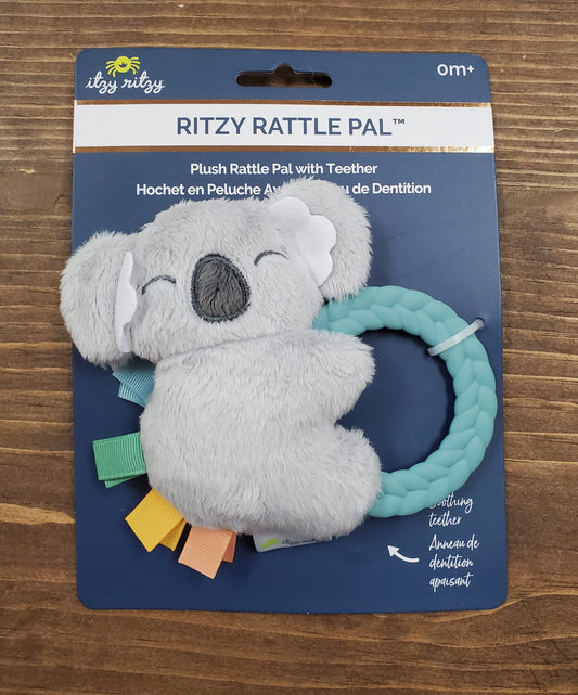 Koala Plush Rattle Pal with Teether