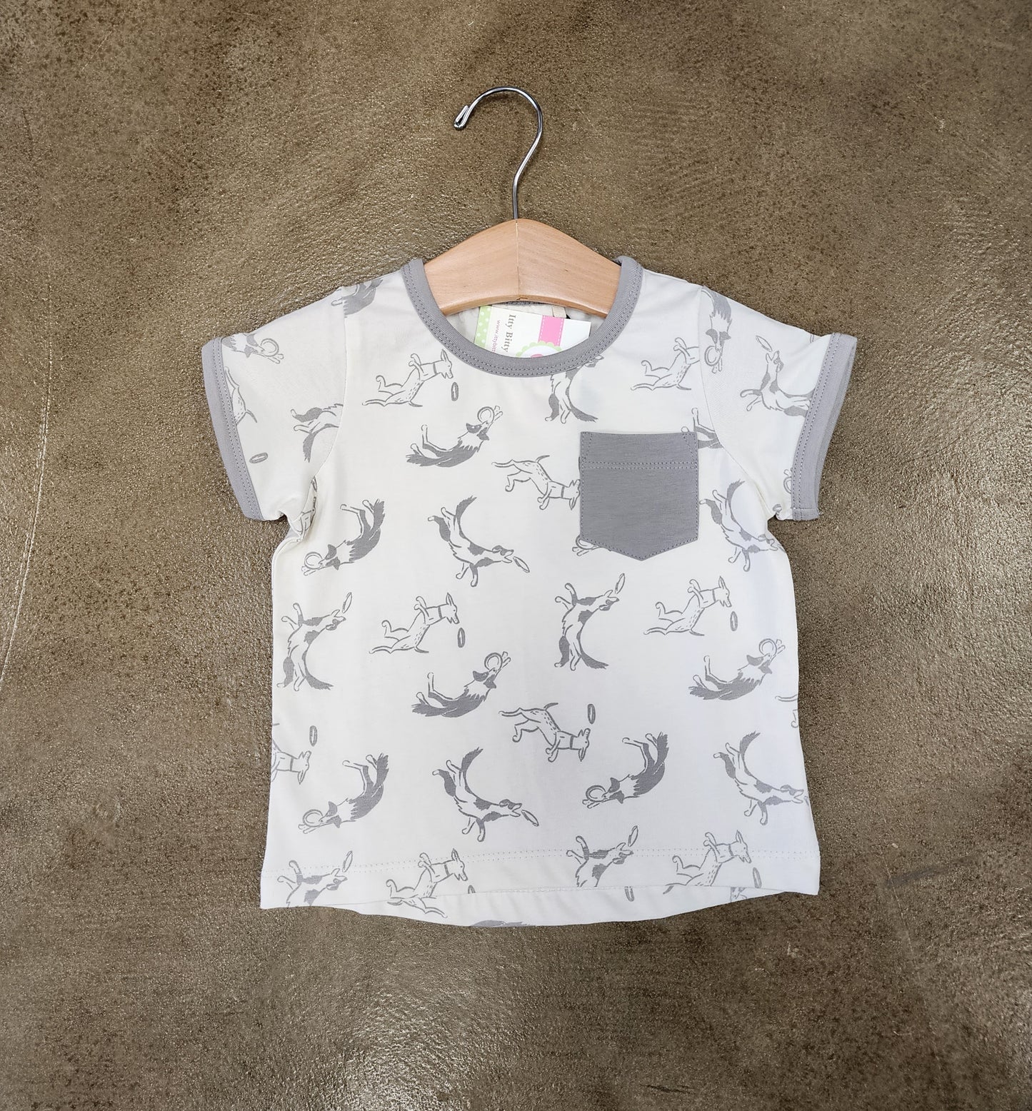 Puppy Short Sleeve Top
