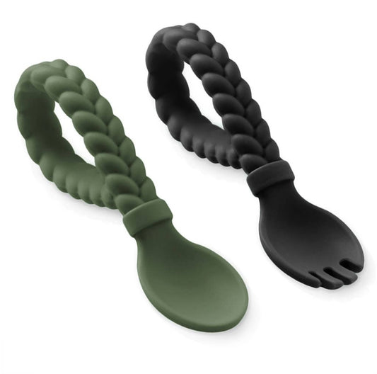 Camo +Midnight Sweetie Spoon + Fork set