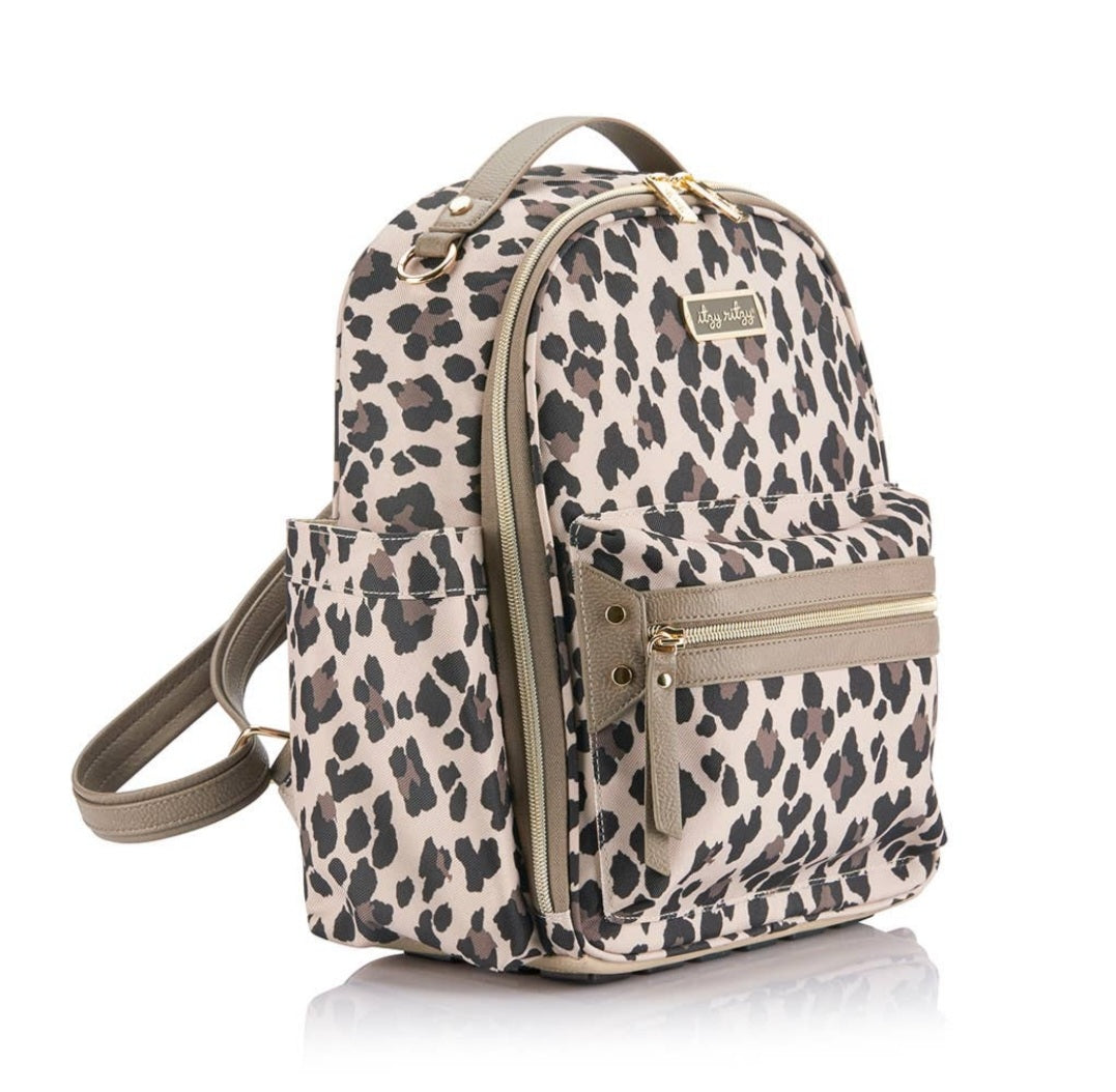 Leopard Itzy Mini Diaper bag backpack