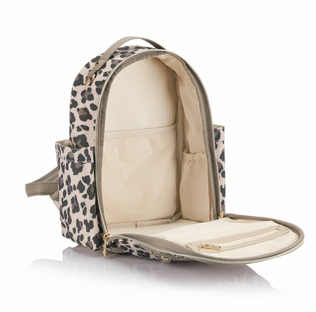 Leopard Itzy Mini Diaper bag backpack