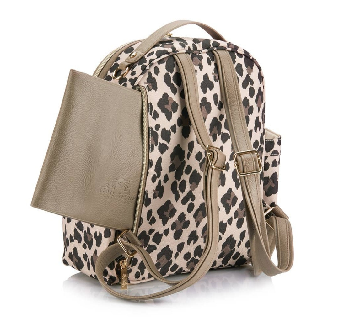 Leopard Itzy Mini Diaper bag backpack