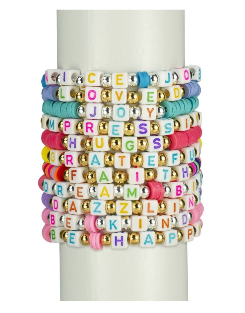 Vinyl Word Bracelet