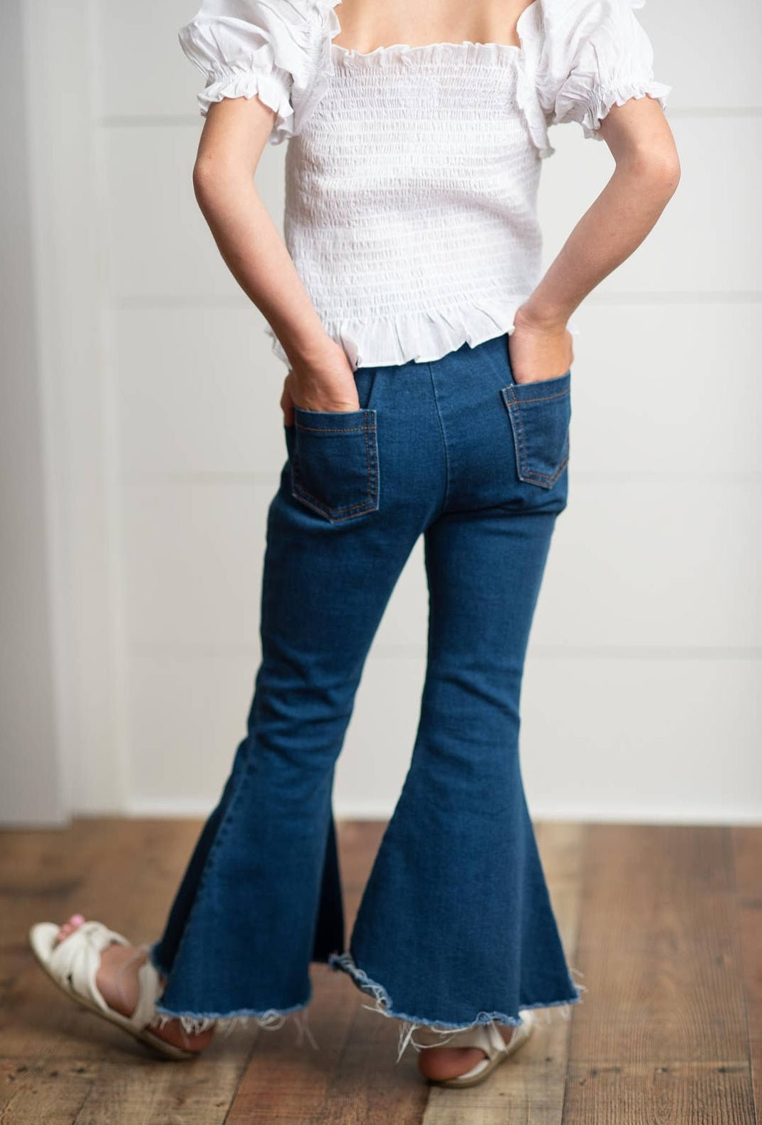 Pull- On Flare Jeans