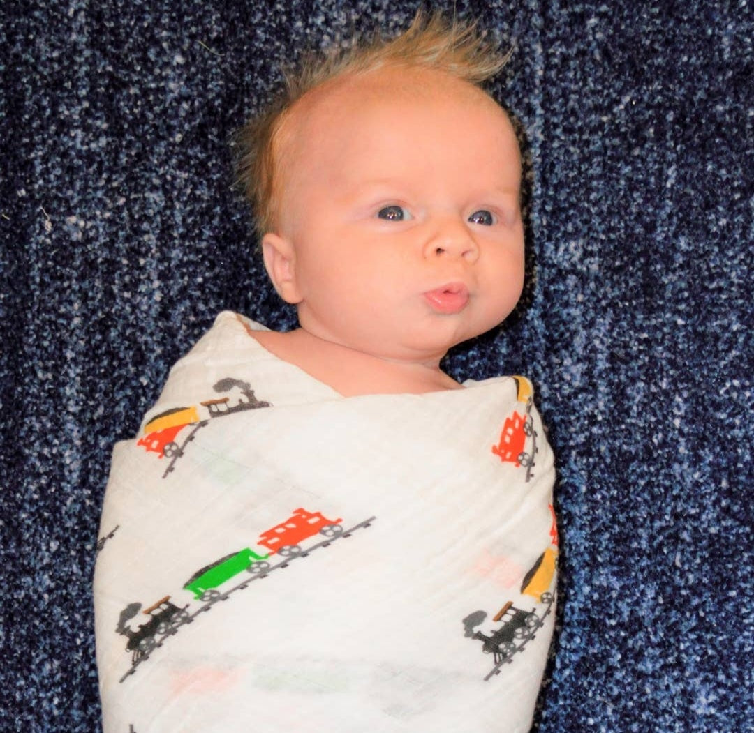 Choo Choo Swaddle