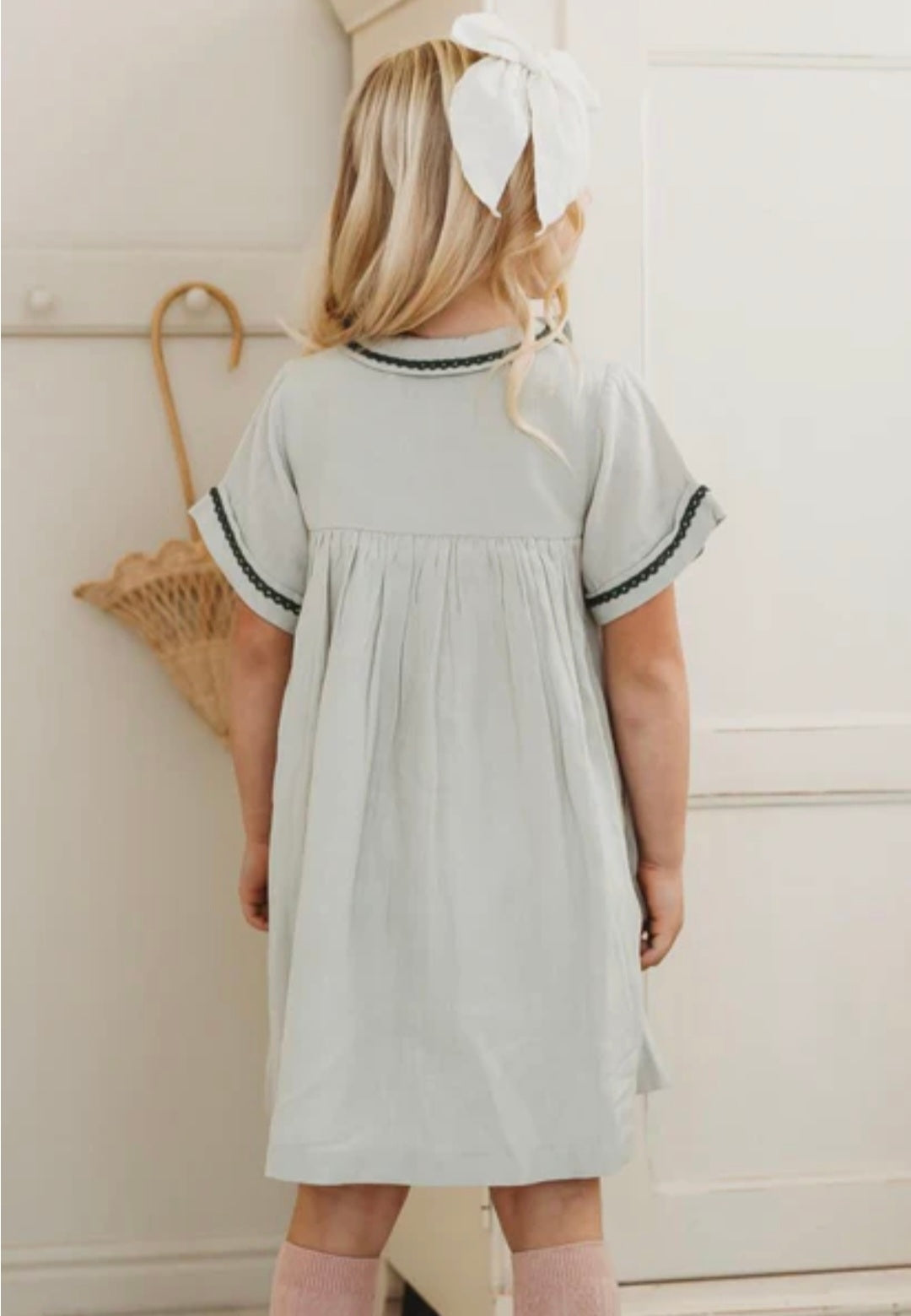 Green Smocked Dress