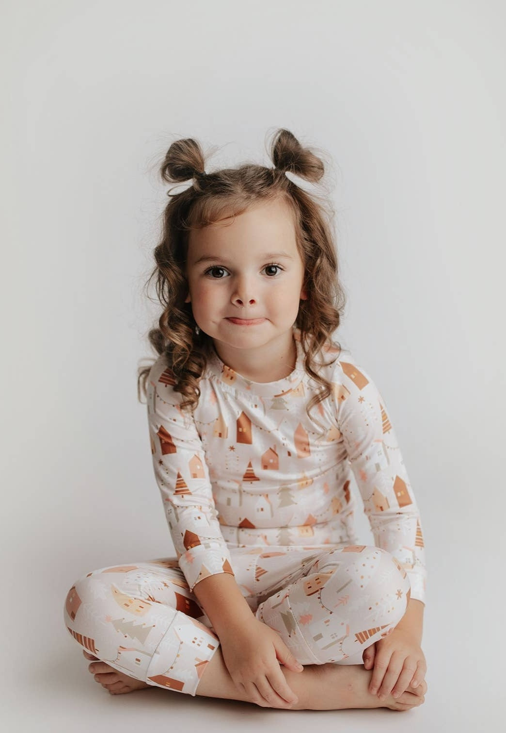 Christmas Trees and Houses Pajamas