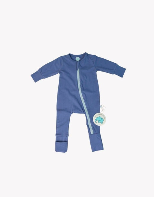 Midnight Zipper Romper