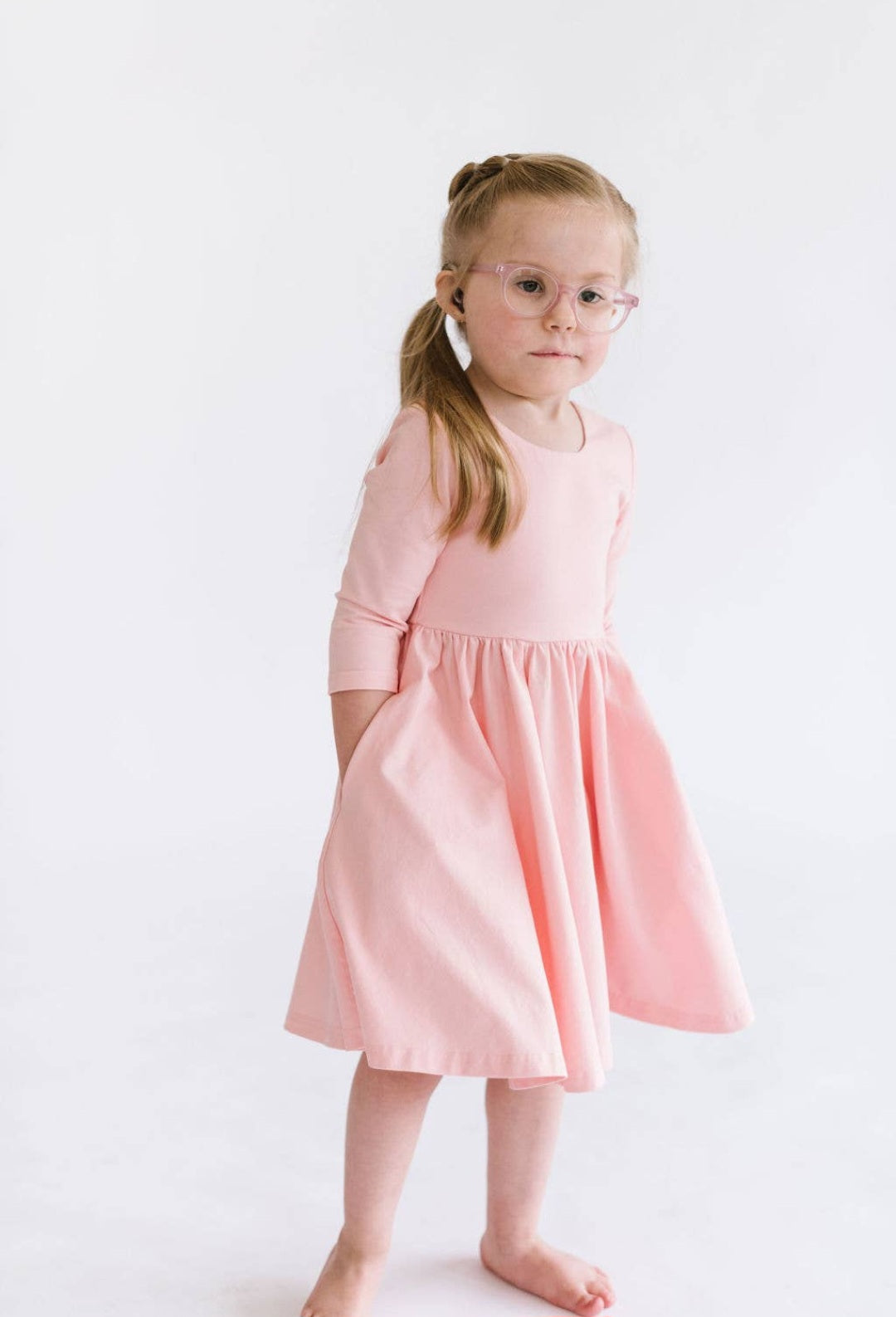 Emile Dress in Peony