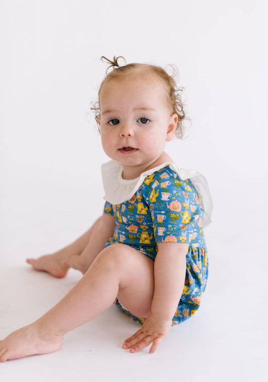Harlow Romper in Tea Party