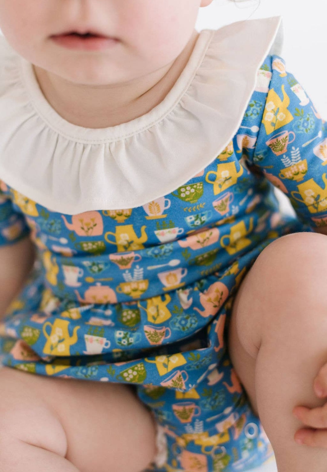 Harlow Romper in Tea Party