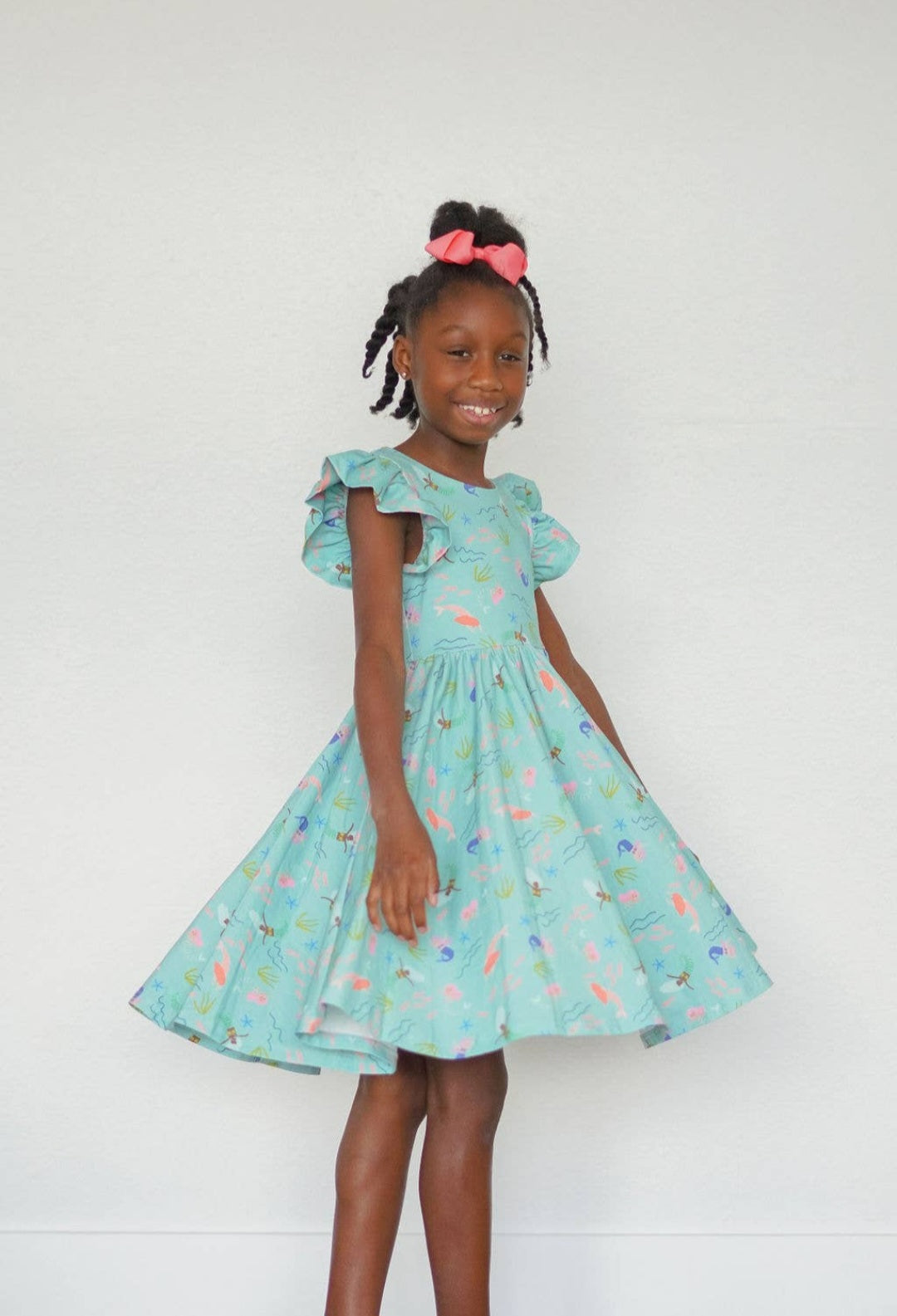 Olivia Dress in Mermaid