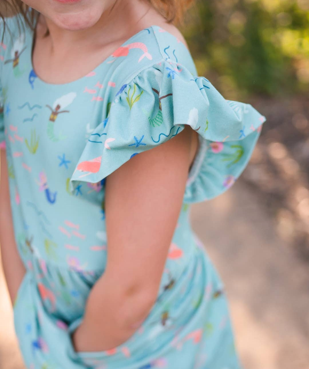 Olivia Dress in Mermaid