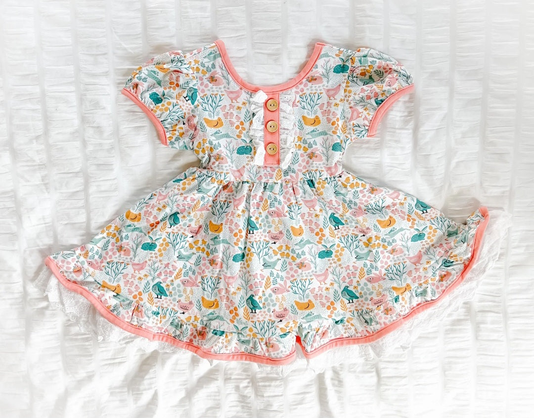 Little Farm Friends Twirl Dress