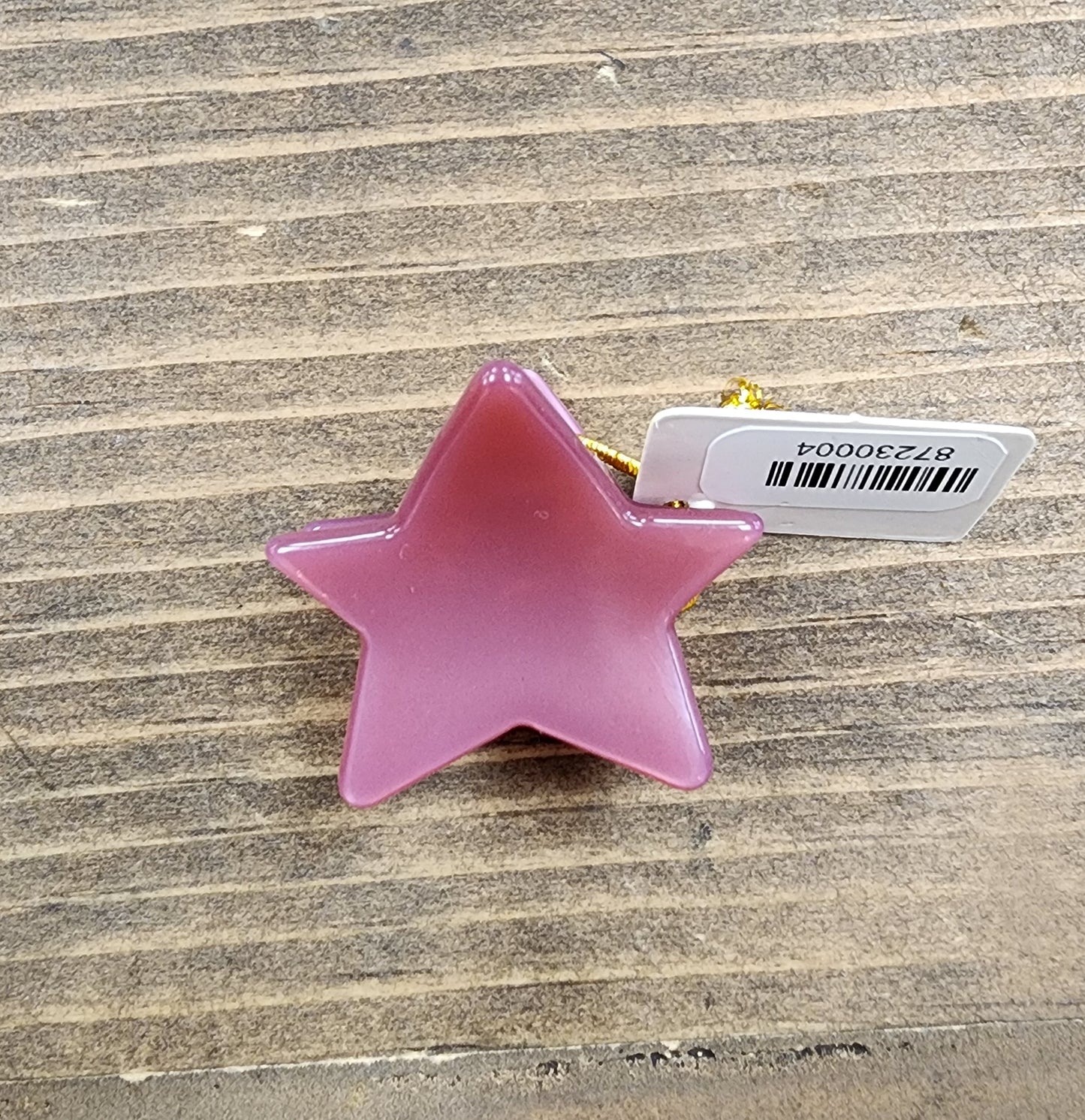 Mauve Star Claw Clip