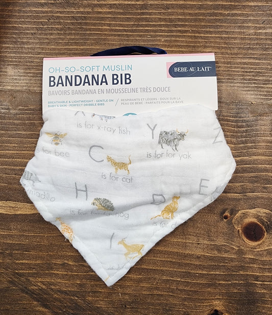 Animal Alphabet Bib