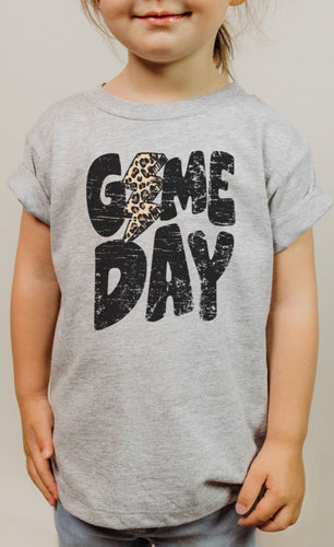 Game Day Leopard Lightning Tee