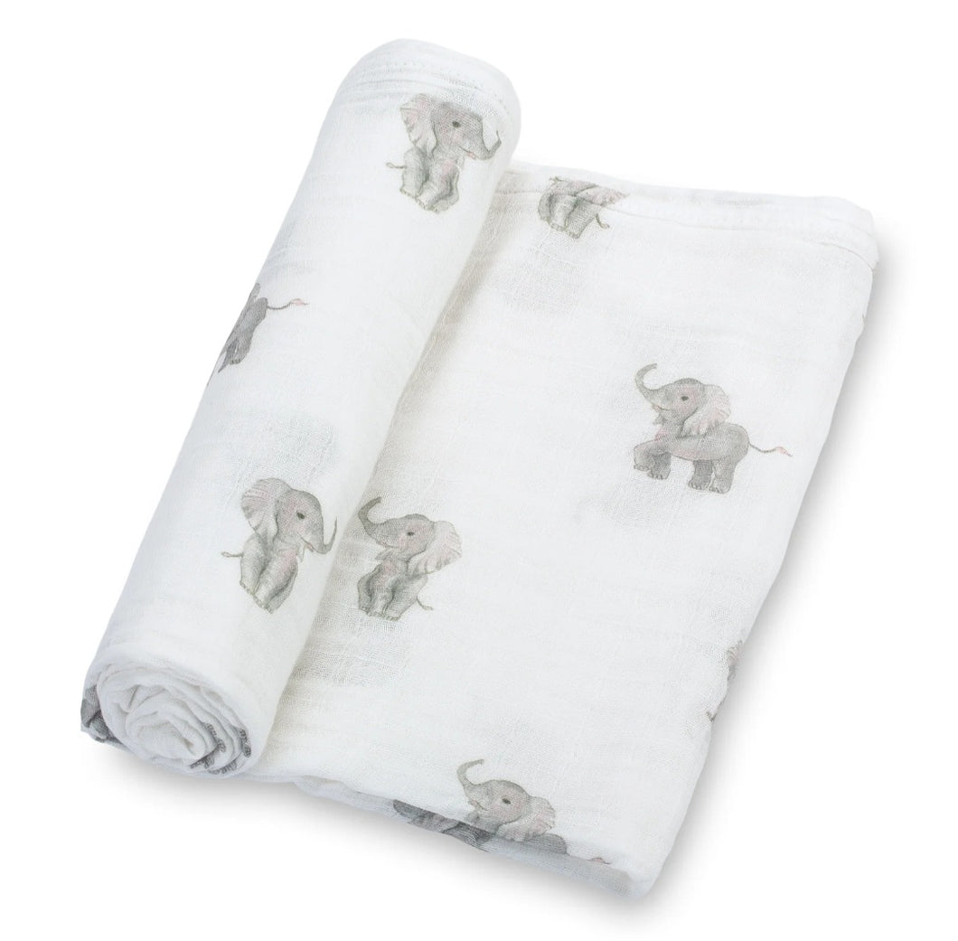Baby Elephant Swaddle Blanket