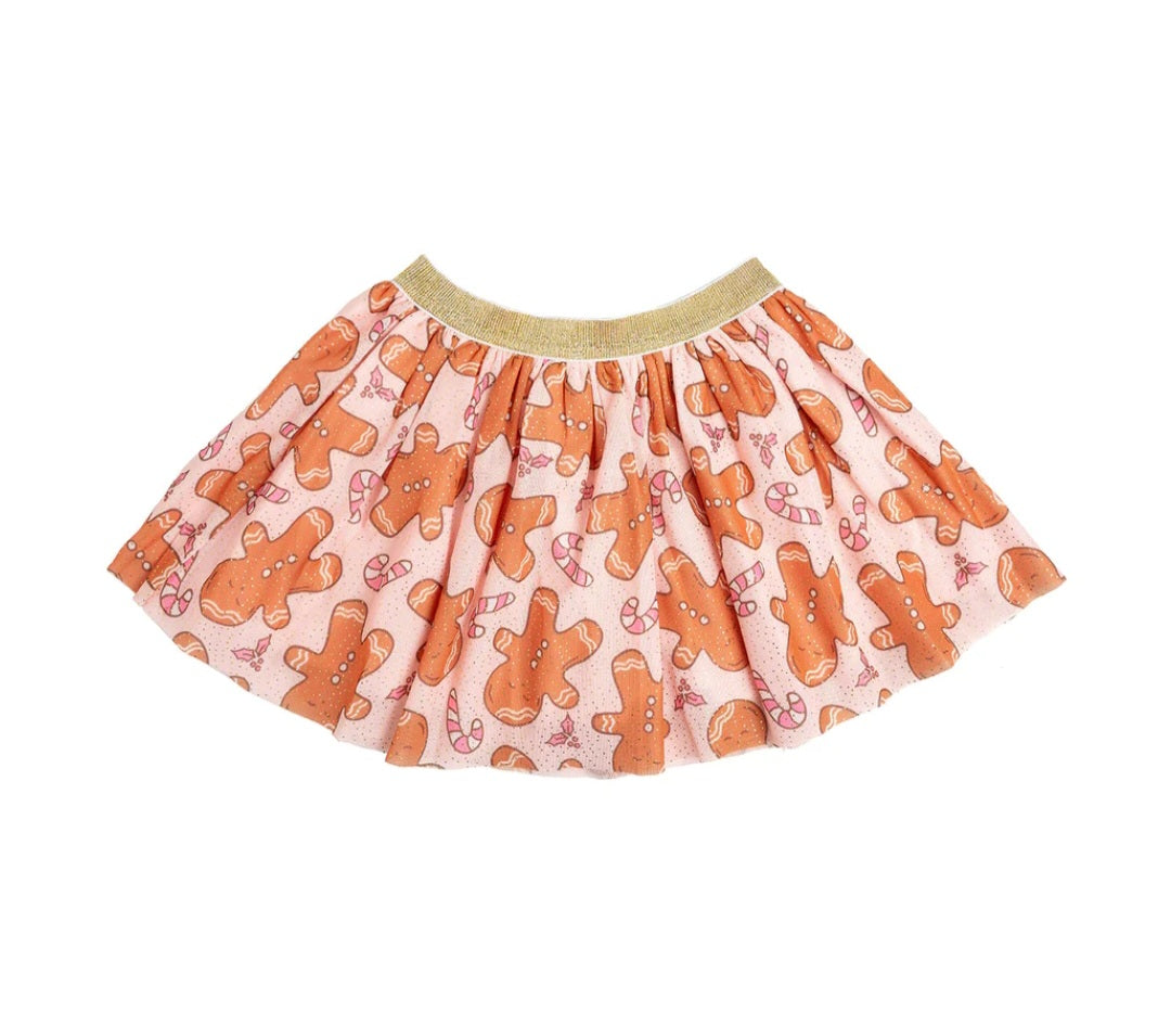 Gingerbread Christmas Tutu Skirt