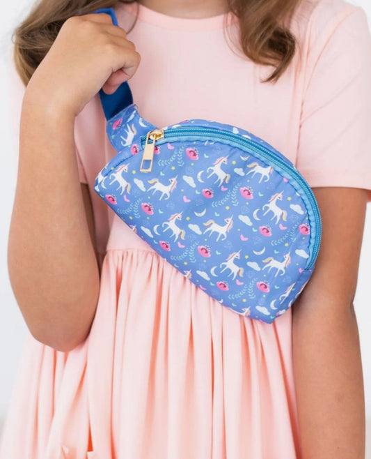 Blue Unicorn Moon Belt Bag