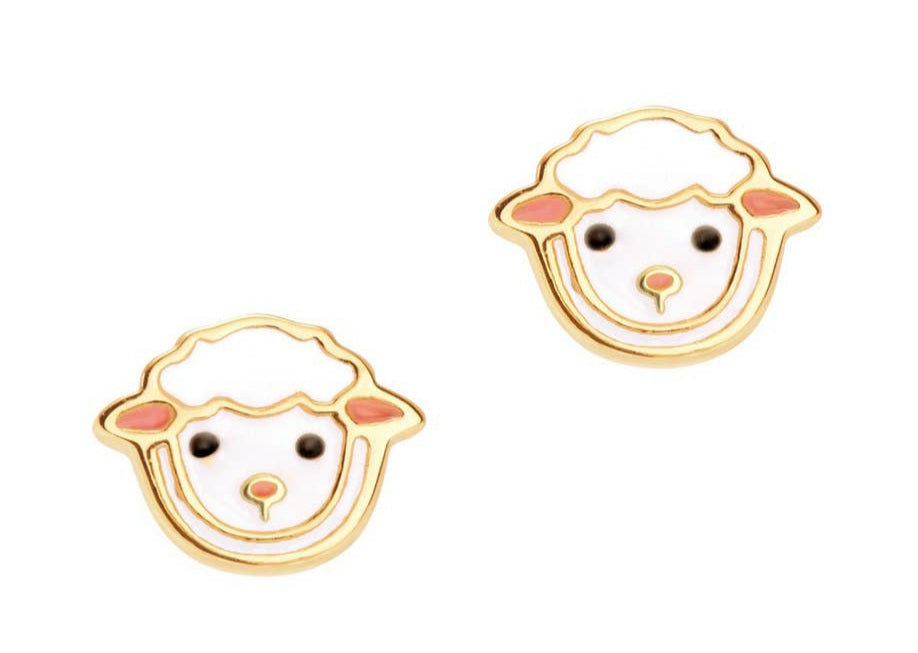 Lovely Lamb Cutie stud earrings