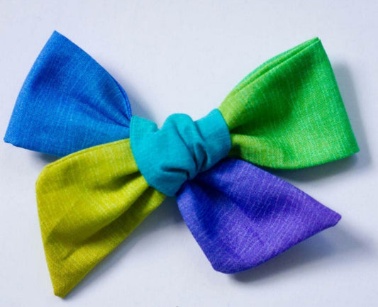 Rainbow Ombre bow