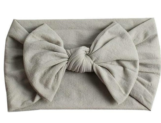 Gray Nylon Baby headband