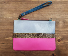 Luca Leather and Hair on Hide Wristlet Clutch Crossbag Bag (6 colors)