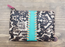 Leather Animal Print Coin Purse