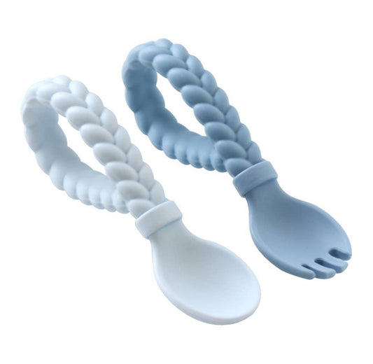 Sweetie Spoon +Fork set-Blue