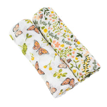 Butterfly + Flutterby Oh-So-Soft muslin swaddle blanket set