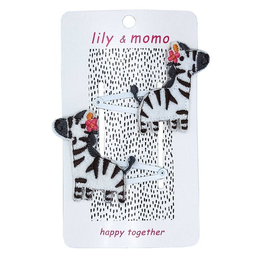 Little Zebra Hair Clips