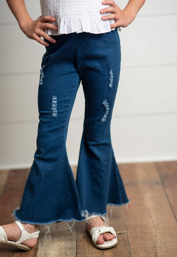 Pull- On Flare Jeans