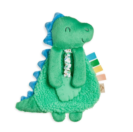 James the Dino Plush with Silicone Teether Toy