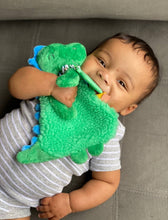 James the Dino Plush with Silicone Teether Toy