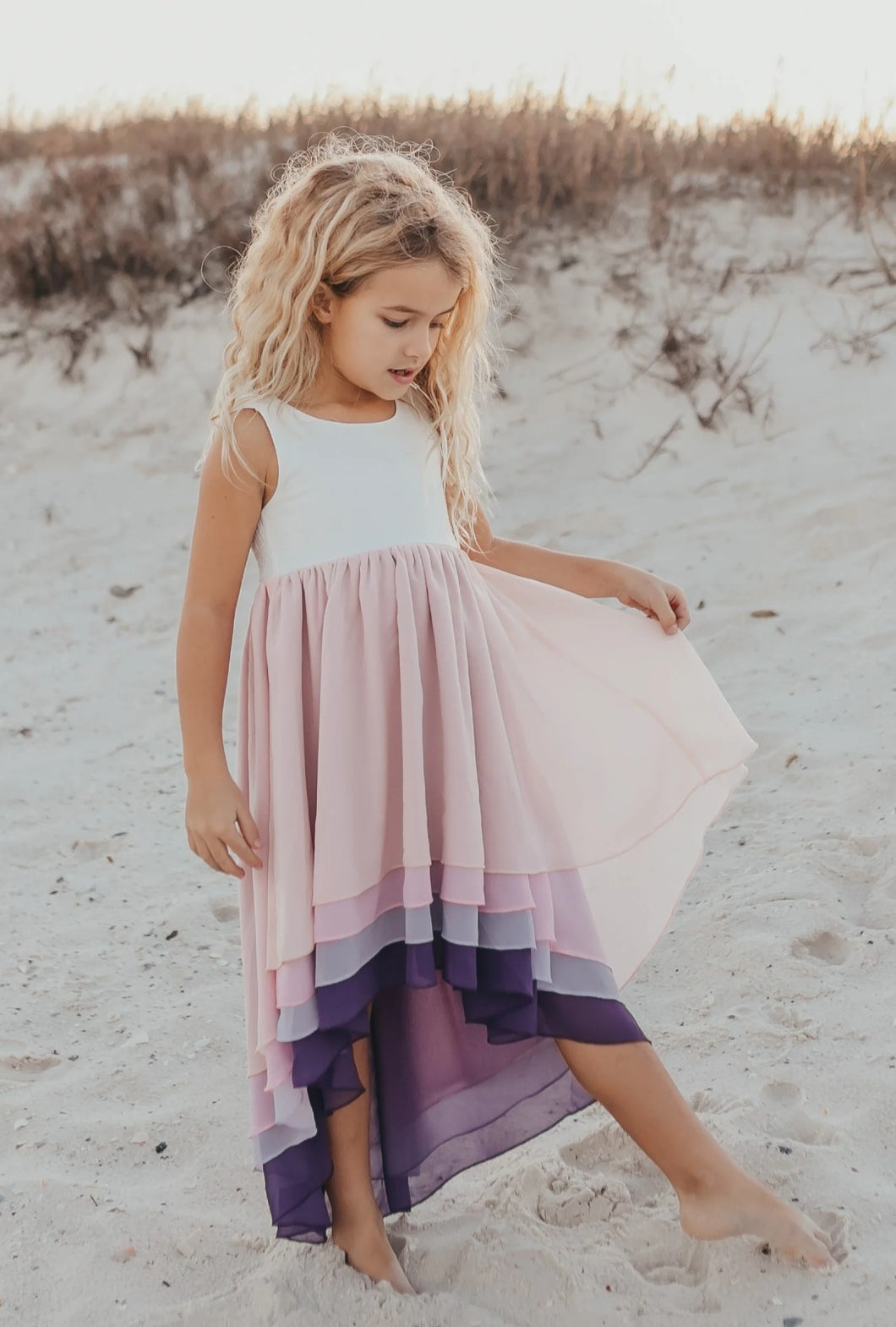 Hi-Lo Lavender Dress