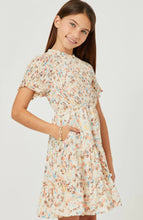 Smocked Raglan Top Ruffle Tiered Dress